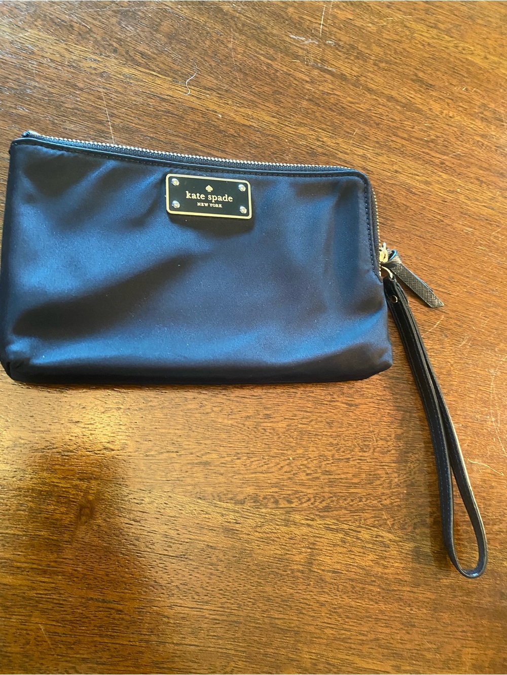 Kate Spade New York Nylon Wristlet black wallet